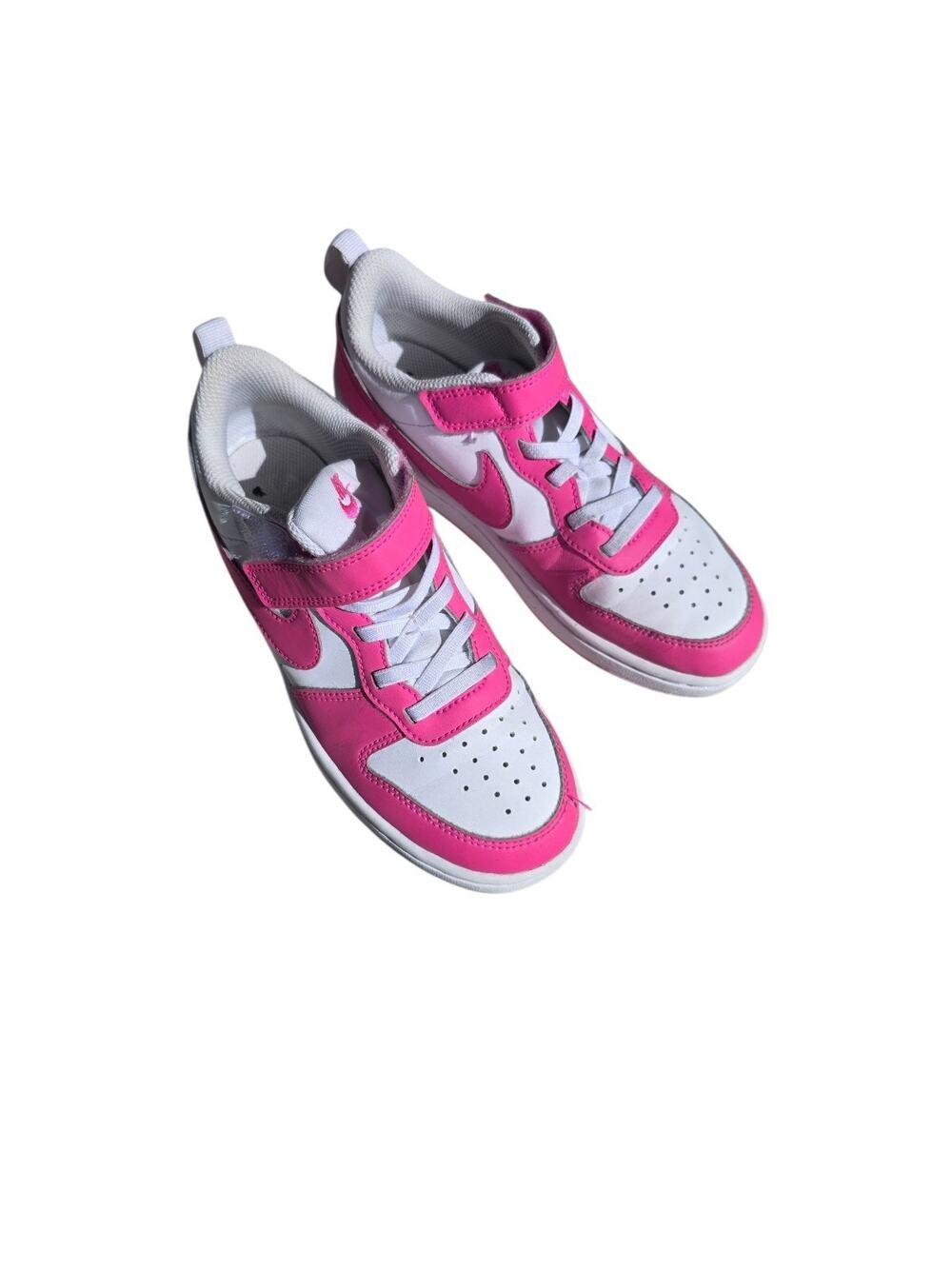 Nike Court Borough Low Recraft Kids 1.5 White pink Fuchsia Sneakers